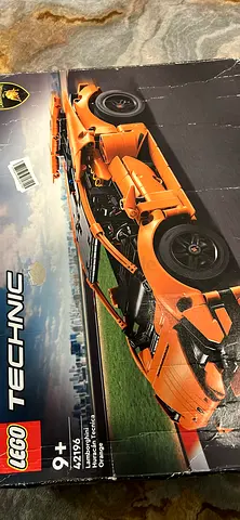 LEGO Technic 42106 Orange Supercar — Used Box Included