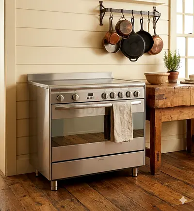 Smeg latest model full electric ceramic 5 hobs oven dual fan cooking range 90x60 stove new model sme