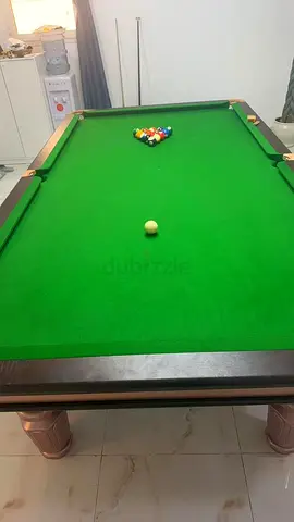 Full-size Billiard/Pool Table with Cues and Balls - Good Condition