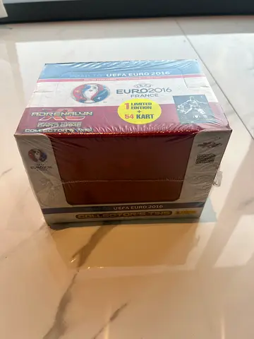 Panini Adrenalyn XL Road to UEFA EURO 2016 Collector Box - Sealed Limited Edition Box of 10 tins