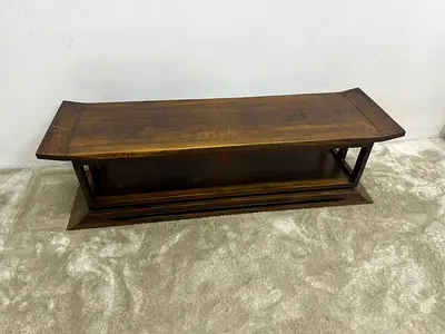 Solid wood TV table