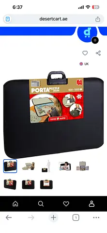Portable Puzzle Mat and Storage Case - Foldable Puzzle Board