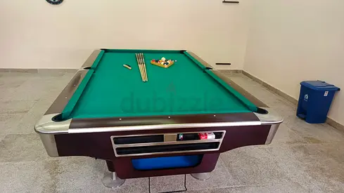 9 feet Marble top base , return ball professional pool billirds table is for sale