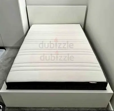 Ikea double bed with mattress available in perfect condition