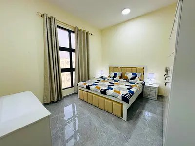 🏡 شقة غرفة وصالة للإيجار في كورنيش عجمان