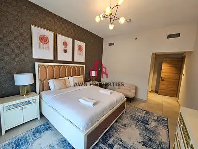 Furnished | 2 Beds plus Maids | Corner Unit| Bright Apartment