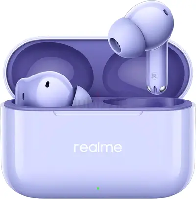 Realme Buds buds T200 Purple) - True Wireless Earbuds with Charging Case