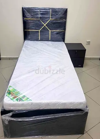 Brand New Single Bed with Headboard, Storage Base and Mattress