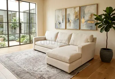 CrateBarrel axis L Shape Sofa