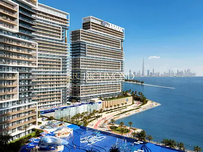 شقة بغرفة نوم واحدة | إطلالات على البحر والمارينا | الوصول إلى الشرفة | تشيلسي ريزيدنسز 2 تاور B