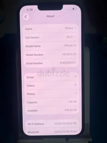 Iphone 13 128GB Blue | 96%Battery | Excellent Condition