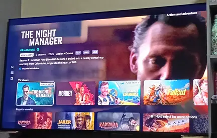 75inch Philips Smart Crystal 4K TV