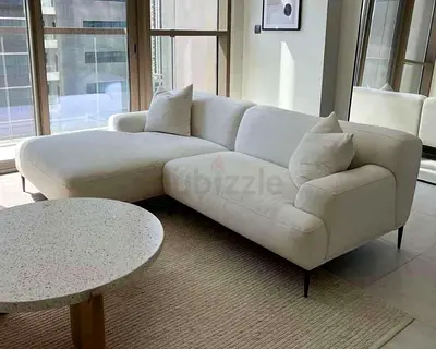 Primium Quality Sofa Luxury L shape Designe in Boucle Fabric