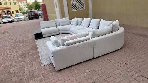 Chattles and more premium quality olta feather 🪶 filled modular sofa