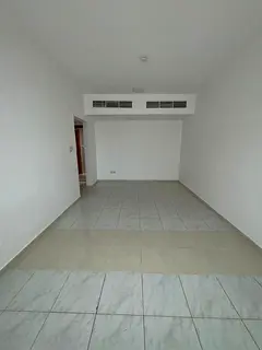 1-bedroom apartment for annual rent in Sharjah, Al Majaz 2, near Lulu Hypermarket. Central AC, centr
