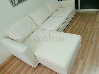 Ikea vimle beige color lshape sofabed with storage