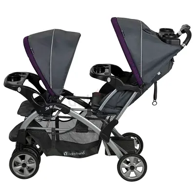 Babytrend Sit n Stand Double or Twin Stroller From 6 Months to 4 years Excellent Condition