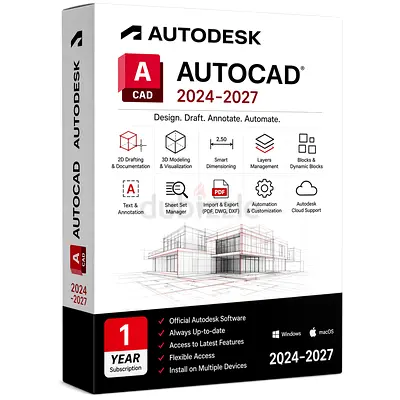 Unlock Your Design Potential with AutoCAD 2024-2027