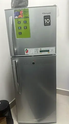 Bompani Top-Freezer Refrigerator - Silver, Good Condition