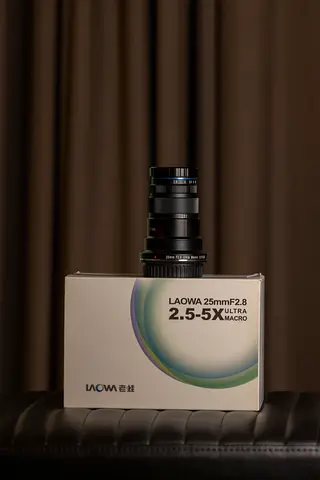 Laowa 25mm f/2.8 2.5-5X Ultra Macro Lens. Canon EF Mount