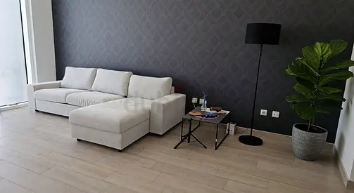 Gunnared Beige/Careem Pull out sofa bed with mattress