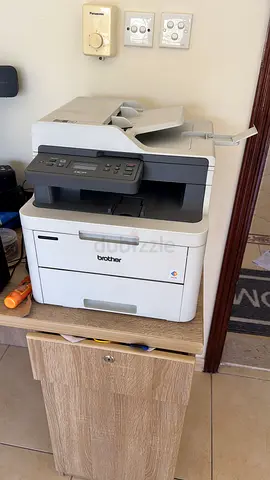 My Brother color laser all-in-one printer — prints, copies, scans, wifi