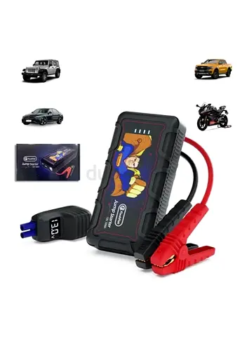 3133 - G57 Jump Car Starter With 3.7V 4000mah Water-Resistant Jump Starter Battery Pack, Battery Jum