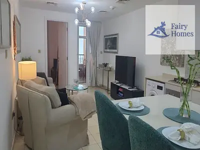 شقة مفروشة بغرفة نوم واحدة | الصيف 2 بلوك A | إطلالة على المسبح والمجتمع