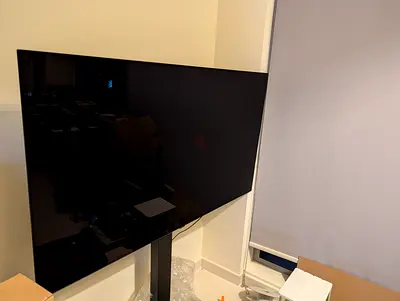 LG OLED TV 55 Inch CS Series, Cinema Screen Design 4K Cinema HDR WebOS Smart AI ThinQ Pixel Dimming
