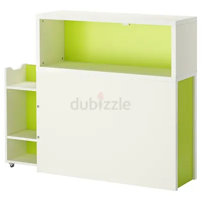 Flaxa Kids Headboard with secret book shelf