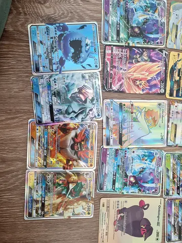 Collection of Rare Pokémon GX  Full Art Trading Cards - Lot