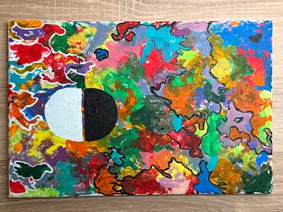 Don’t stand out, 2023 — acrylic on canvas 30x20. Private collection, signed