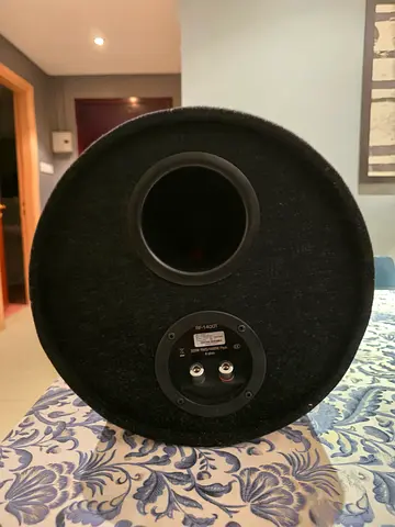 Used cylindrical ported subwoofer – good working condition