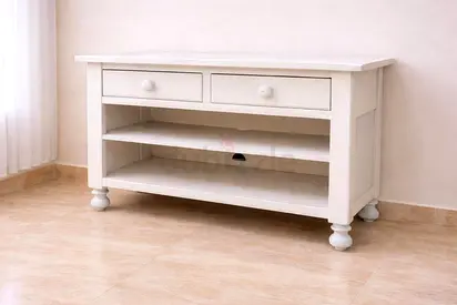 Pottery Barn Beautiful Wooden Tv Table