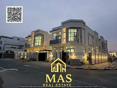 🏡 Corner Luxury Investment Villa for Sale in Al Zahya – Ajman | On Two Streets | Super Deluxe M