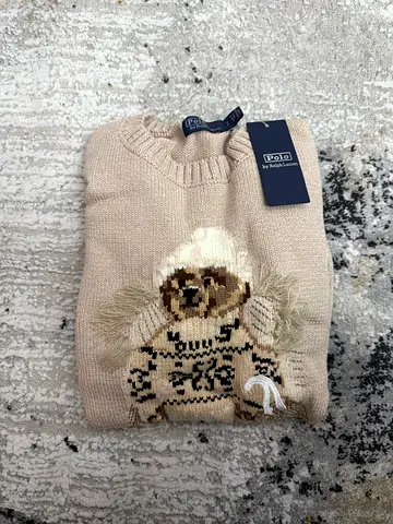 polo bear sweater size Small original