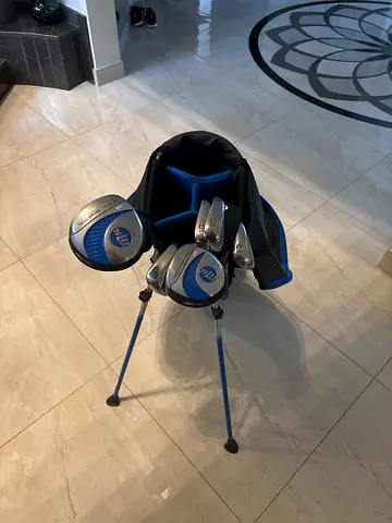 Junior Kids Golf Club Set with Stand Bag and Drivers