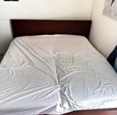 Wooden Double Bed Frame - Good Condition
