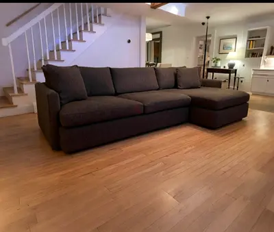 Crategbarrel L Shape Sofa Excellent condition