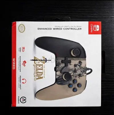 Discount- Brand New Nintendo Switch Enhanced Wired Controller- Zelda edition