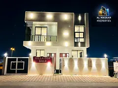 A luxurious villa with a modern design and exceptional spaces in Al Yasmin, featuring high-end finis