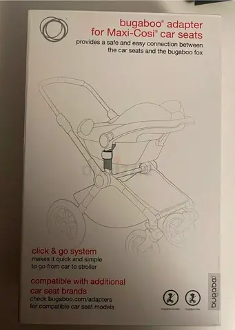 Bugaboo Fox Bufallo Adapter For  Nuna / MaxiCosi Carseat