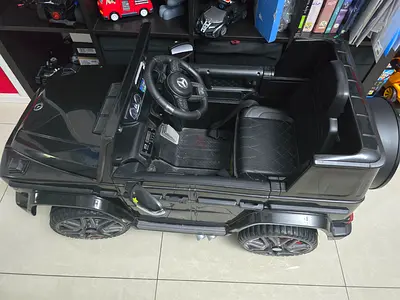 Kids Electric Ride-On Mercedes G-Wagon - Black, 12V