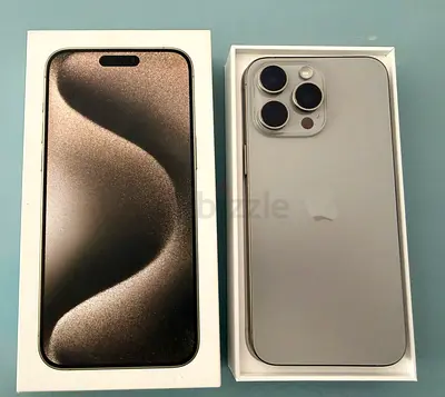 iPhone 15 Pro Max, Natural Titanium, 1TB - Excellent Condition