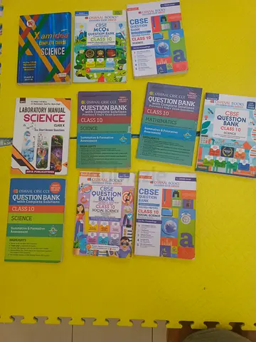 Set of Class 10 CBSE Question Banks  Science Lab Manual (Used) - Multiple SubjectsCall 0507187995