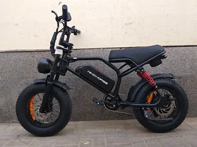 Windhorse V8 Mini  750W Mini-Moto E-Bike with Simulated V8 Sound  50-Mile Range Buy Now: