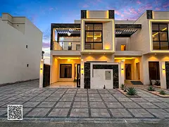 Townhouse in Ajman | Al Yasmin area | 4 bedrooms, majlis, hall, large terrace and roof | Freehold fo