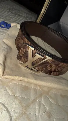 Louis Vuitton Damier Ebene LV Initiales Belt (Mens)