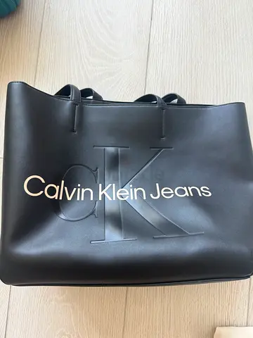 Calvin Klein Jeans black tote bag