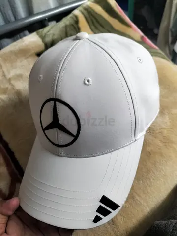 White Mercedes-Benz Baseball Cap with Embroidered Logo